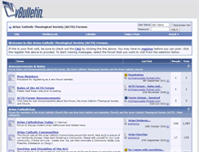 Tablet Screenshot of forum.arian-catholic.org